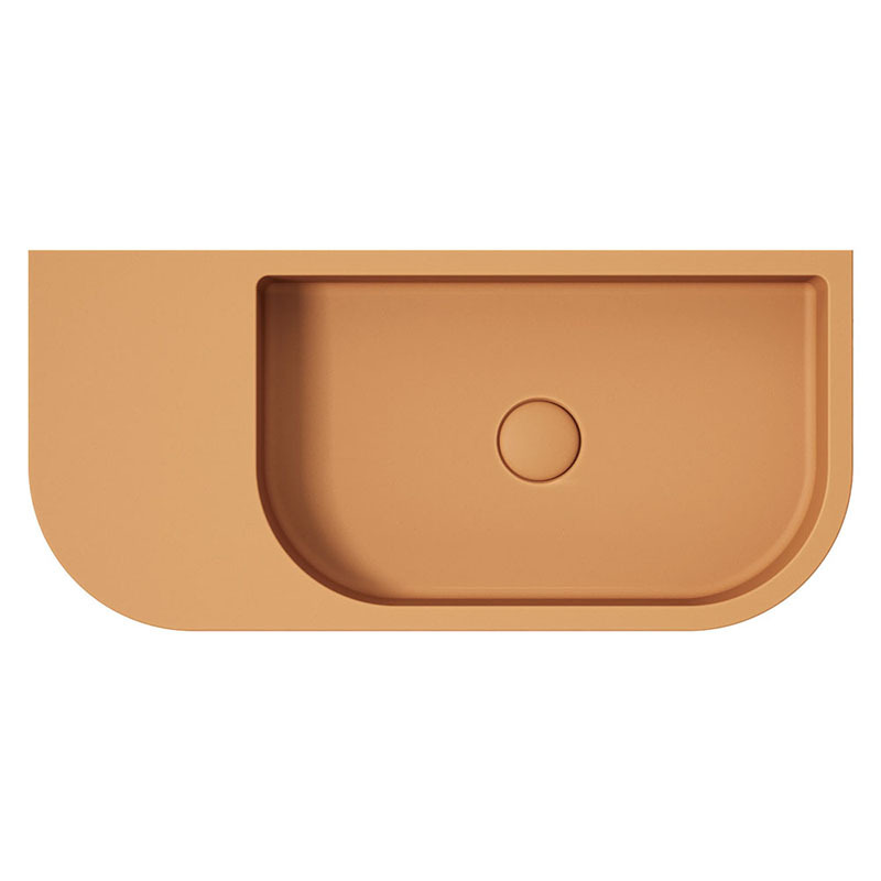 Blanca 650mm Concrete Wall Hung Basin