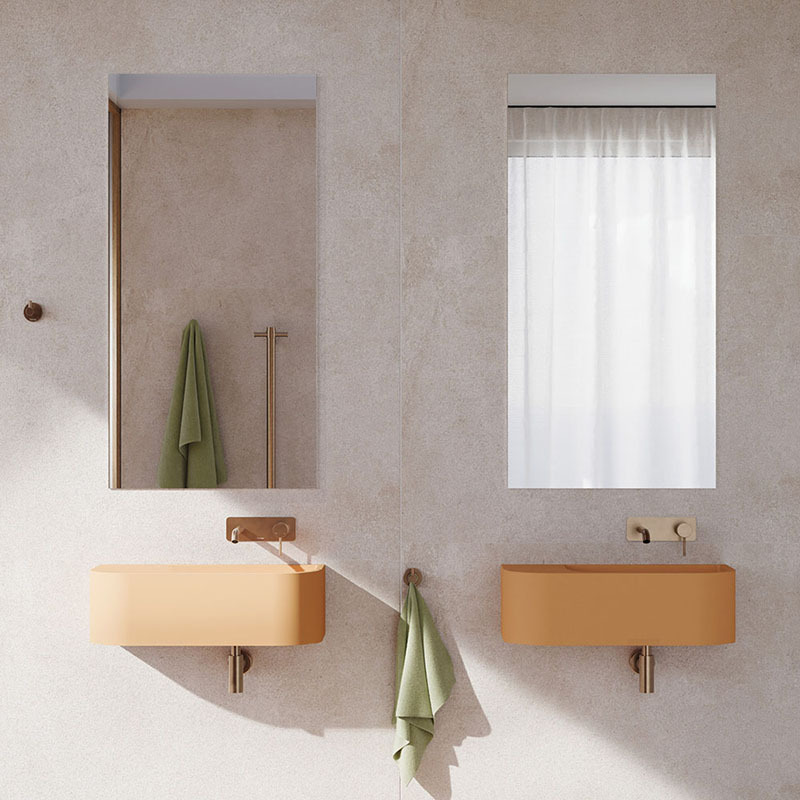 Blanca 650mm Concrete Wall Hung Basin