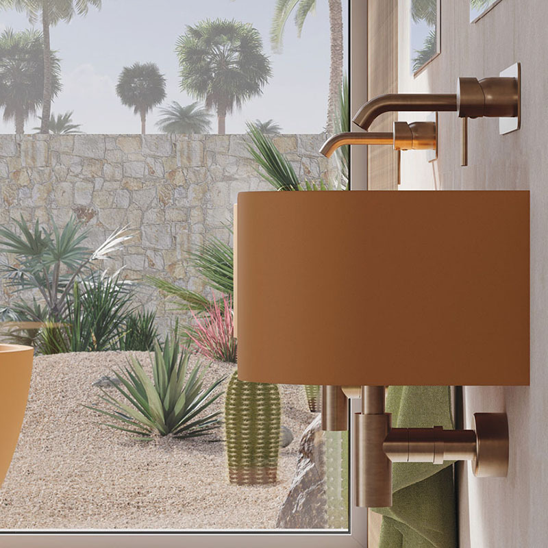 Blanca 650mm Concrete Wall Hung Basin
