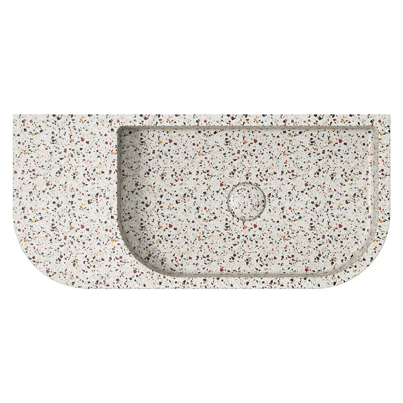 Blanca 650mm Concrete Wall Hung Basin