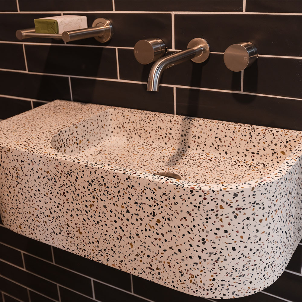 Blanca 650mm Concrete Wall Hung Basin