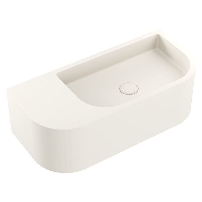 Blanca 650mm Concrete Wall Hung Basin