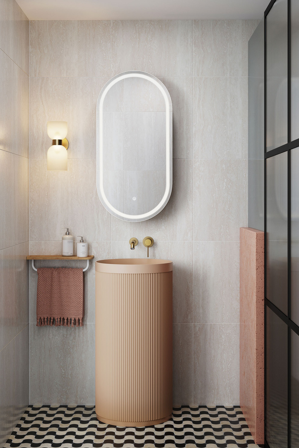 Minka-450mm-Solid-Surface-Freestanding-Basin