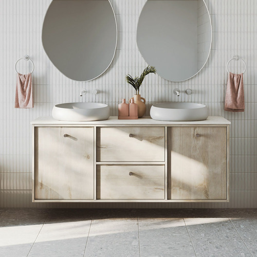 Kaya Bath/Basin Wall Mixer Set