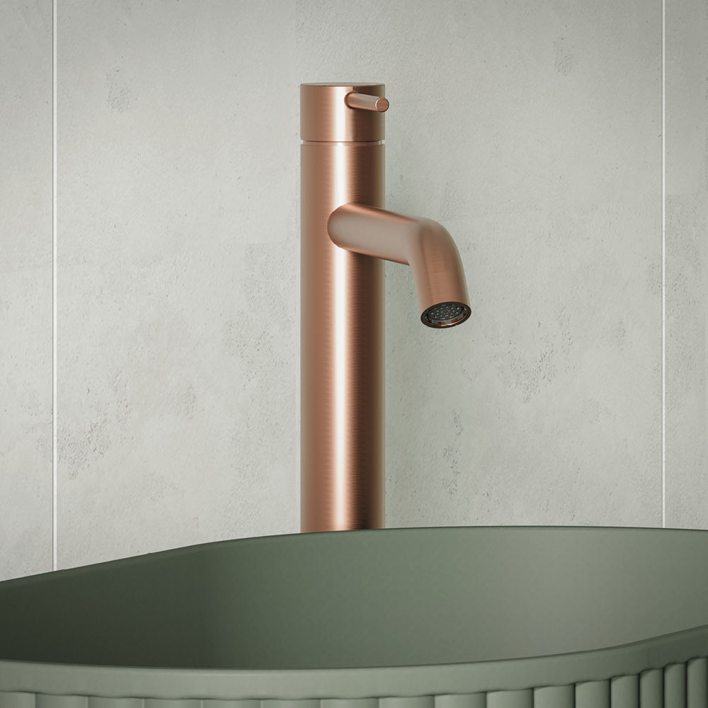 Kaya Tall Brass Basin Mixer