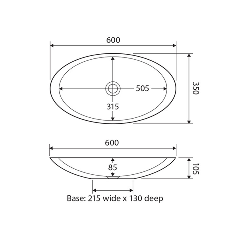 Bahama-600mm-Solid-Surface-Basin