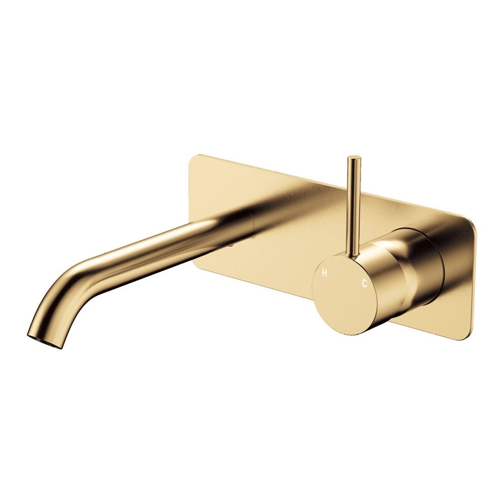 Kaya Up Brass Spout & Mixer Set