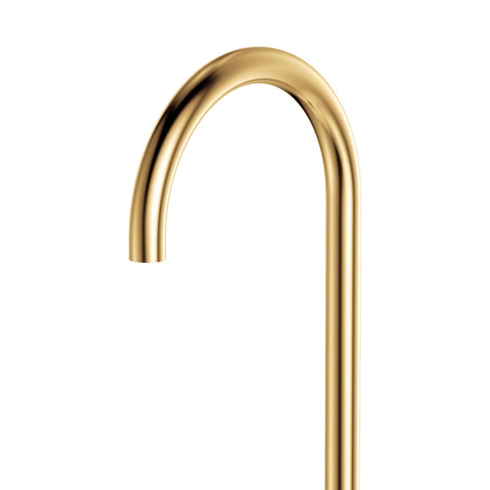 Kaya Gooseneck Floor Mounted Bath Spout
