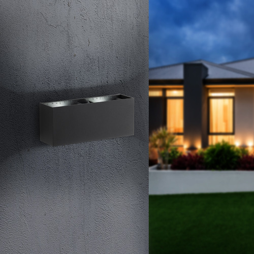 Evora LED Up/Down Double Wall Light