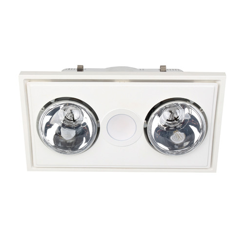 Midas Duo LED Bathroom Heater with Exhaust Fan