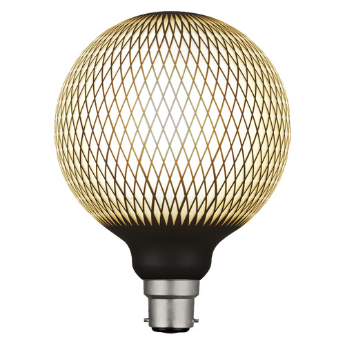 Net Black G125 LED Magician Decorative Globe