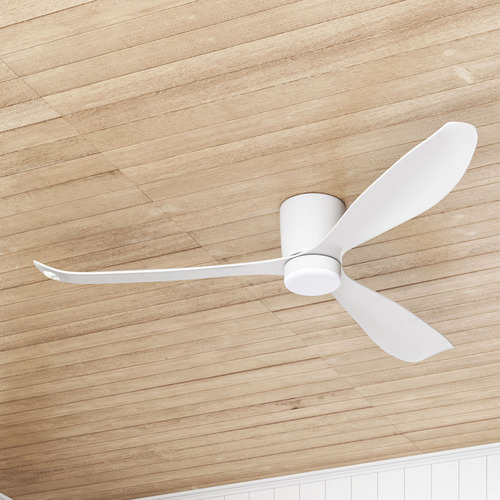 White Instinct DC Ceiling Fan with LED