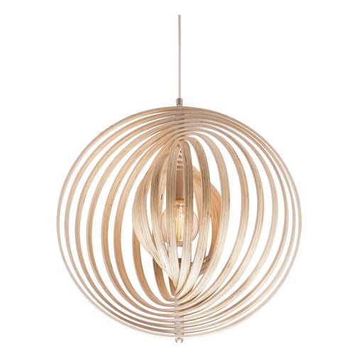 Monroe Natural Timber Pendant Light