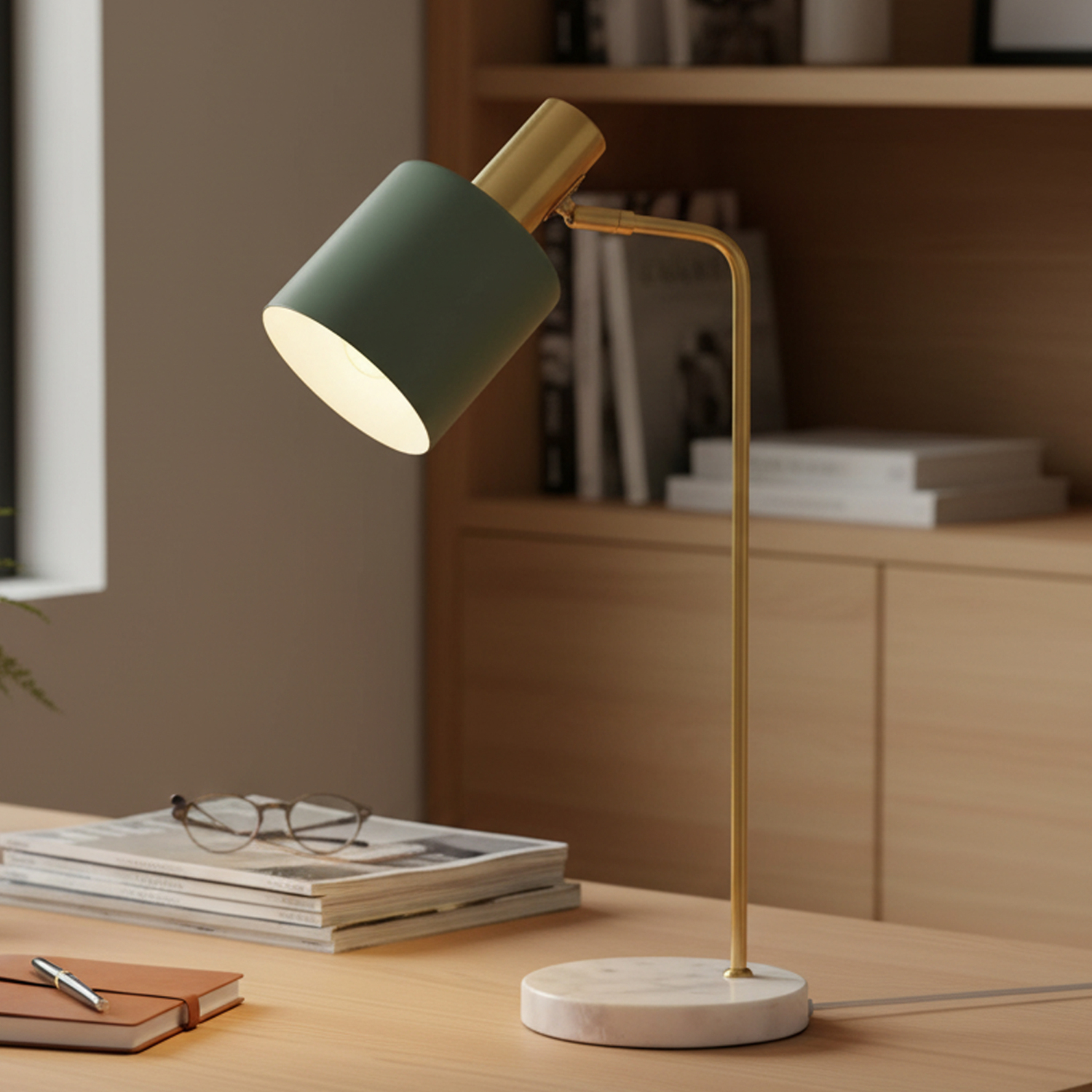 Addison Metal & Marble Table Lamp