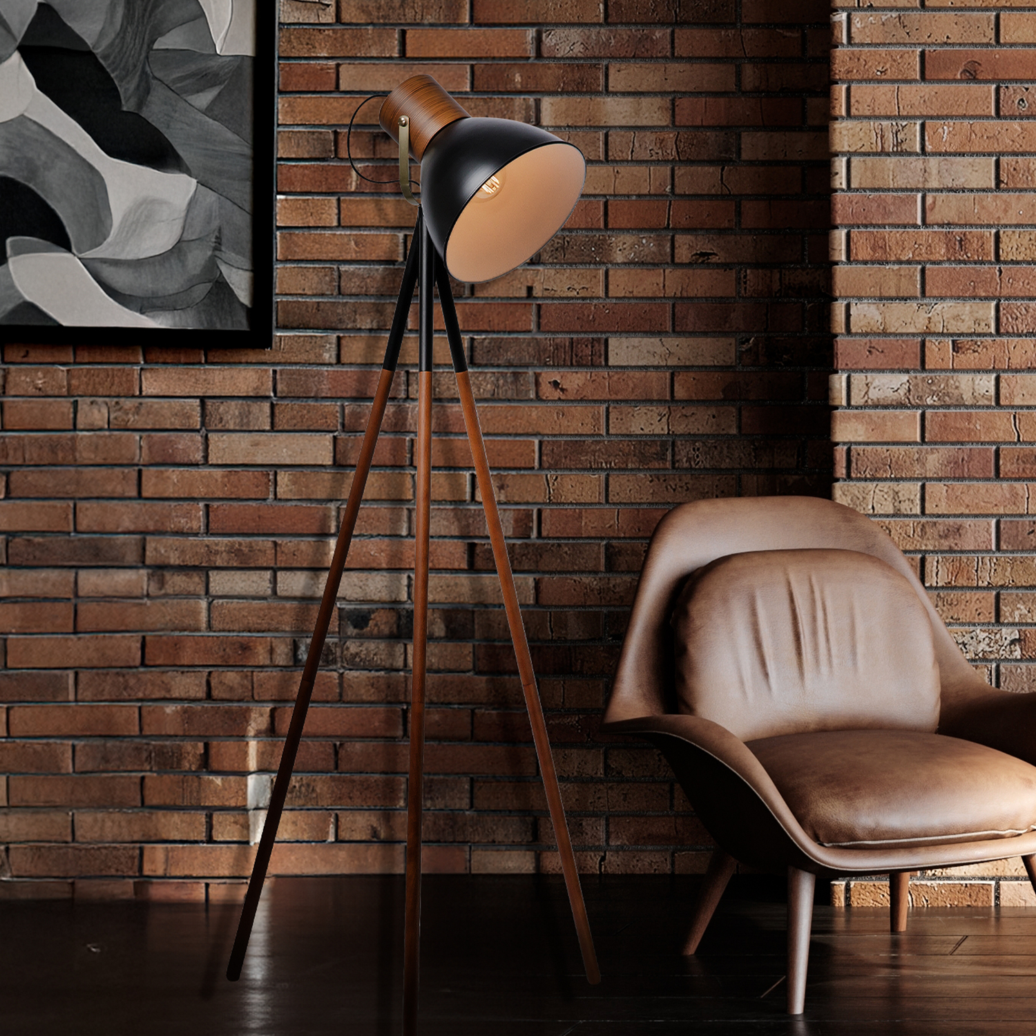 Calico Floor Lamp
