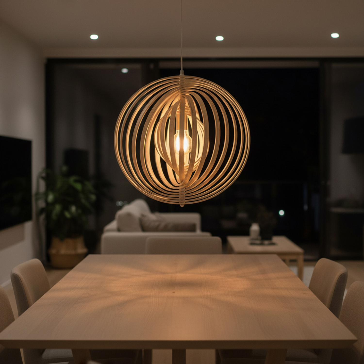 Monroe Natural Pendant Light