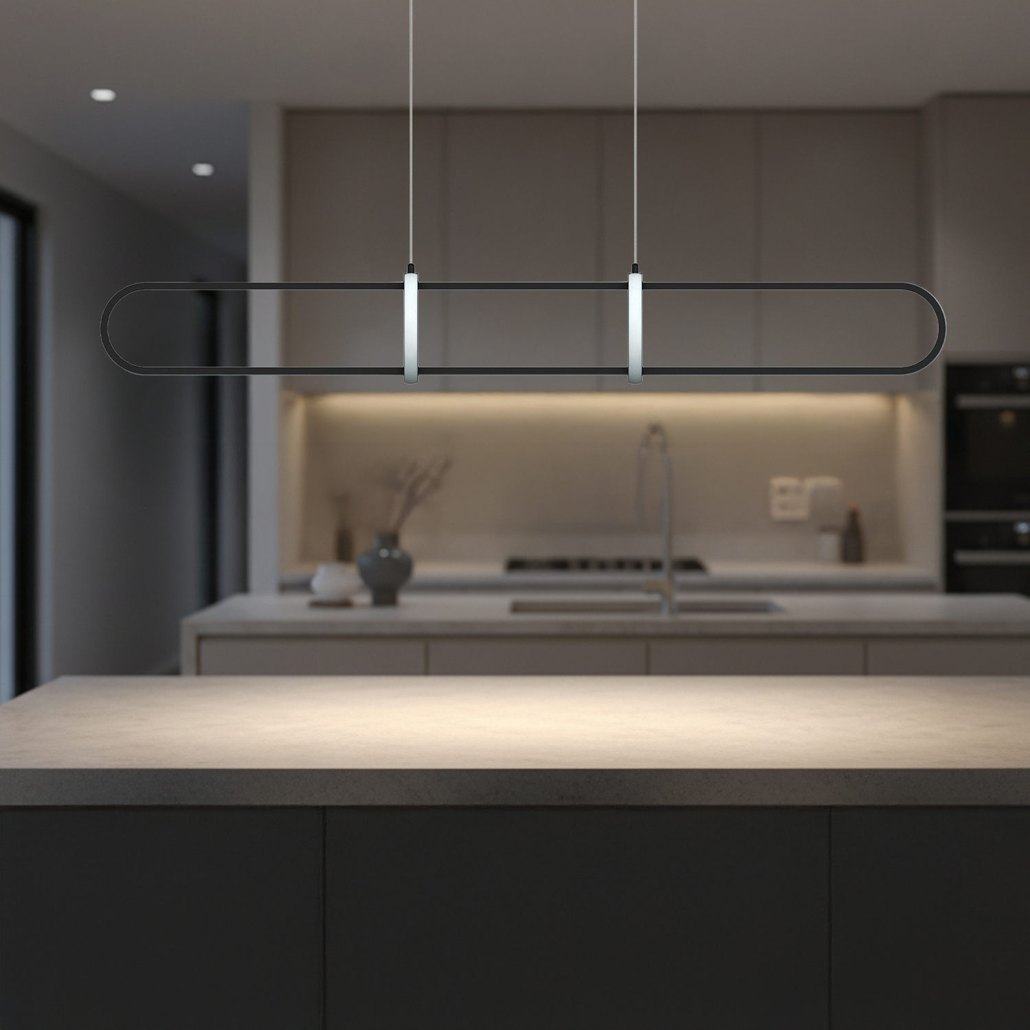 Belmont Iron & Aluminium LED Pendant Light
