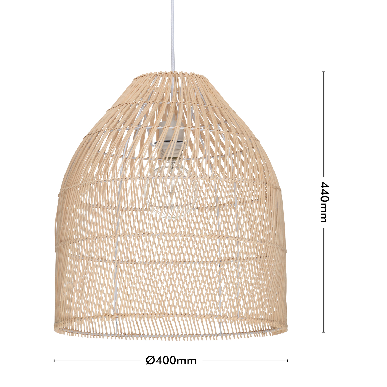 Lewis Rattan Pendant Light
