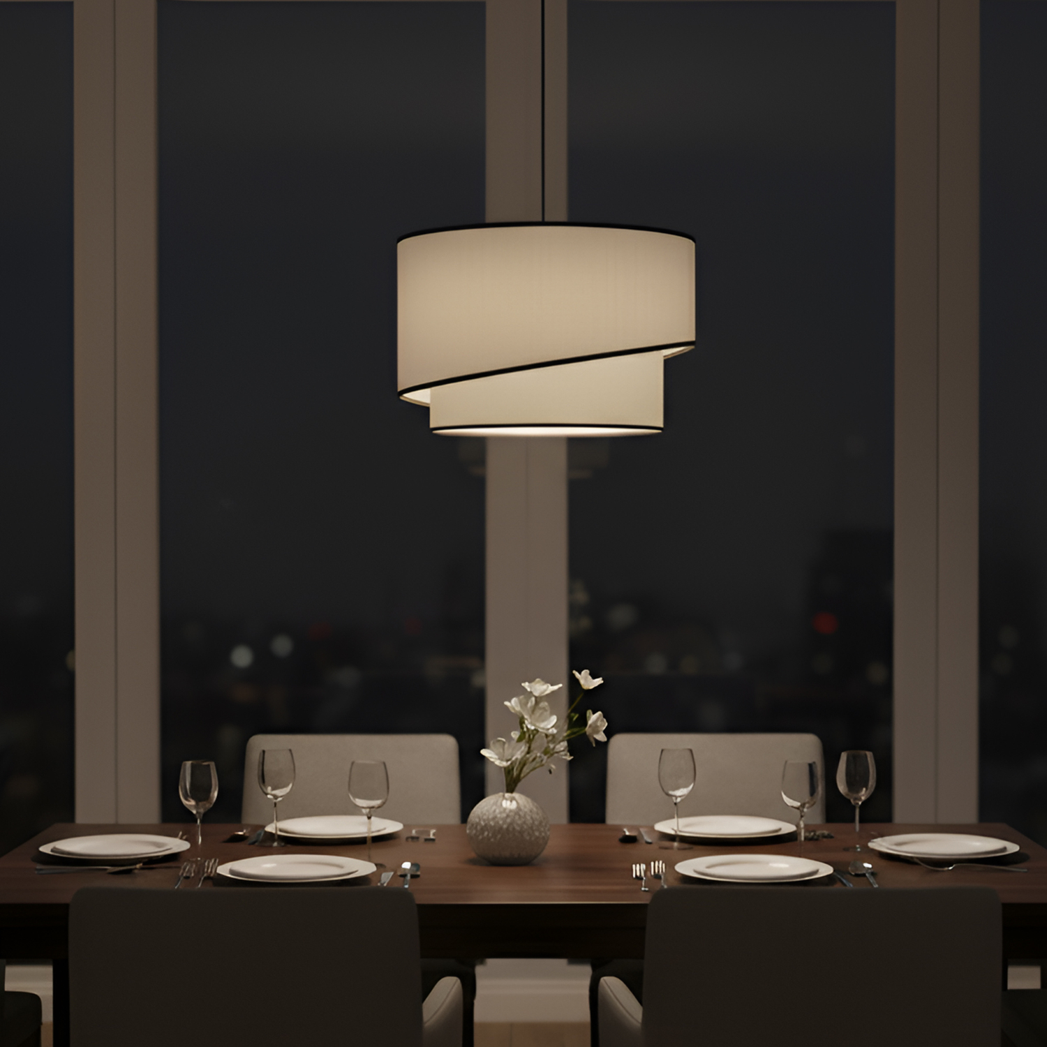 Decatur White Pendant Light