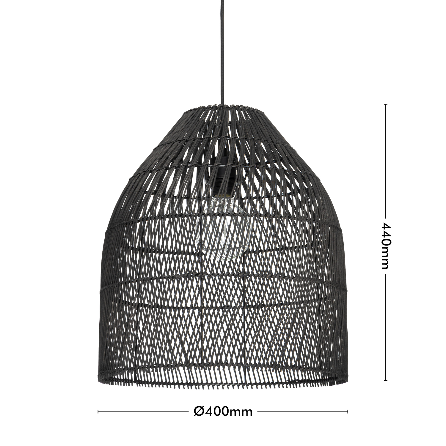 Lewis Rattan Pendant Light