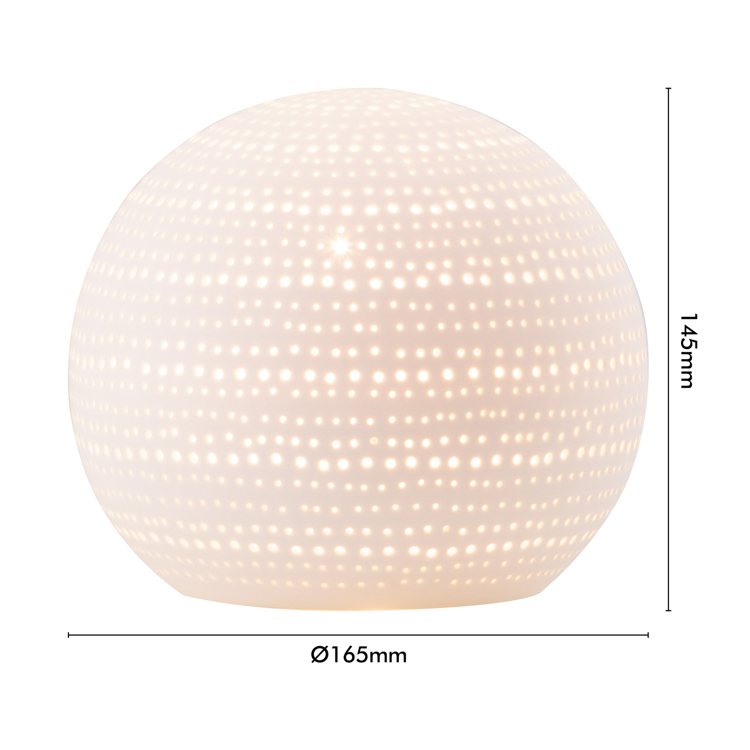 Callais White Porcelain Table Lamp