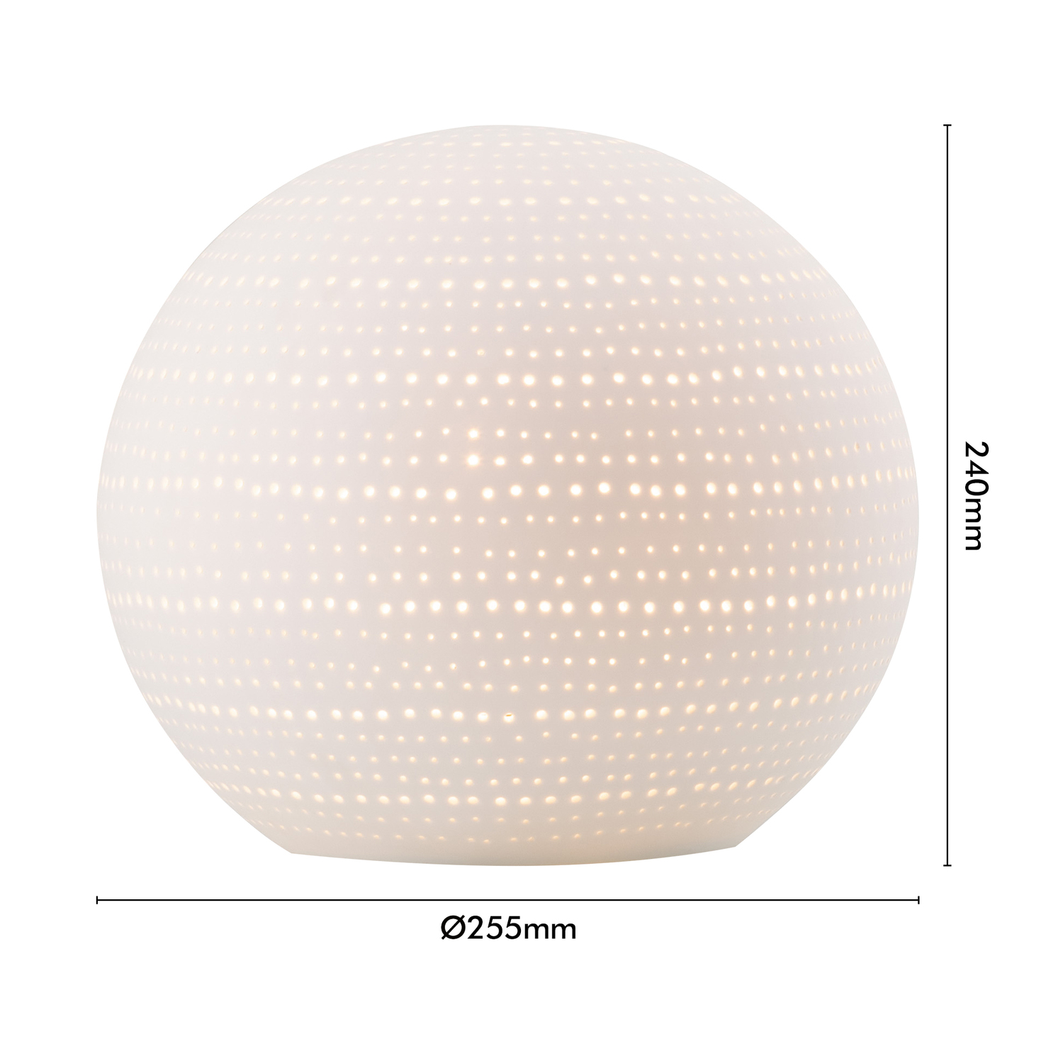 Callais White Porcelain Table Lamp