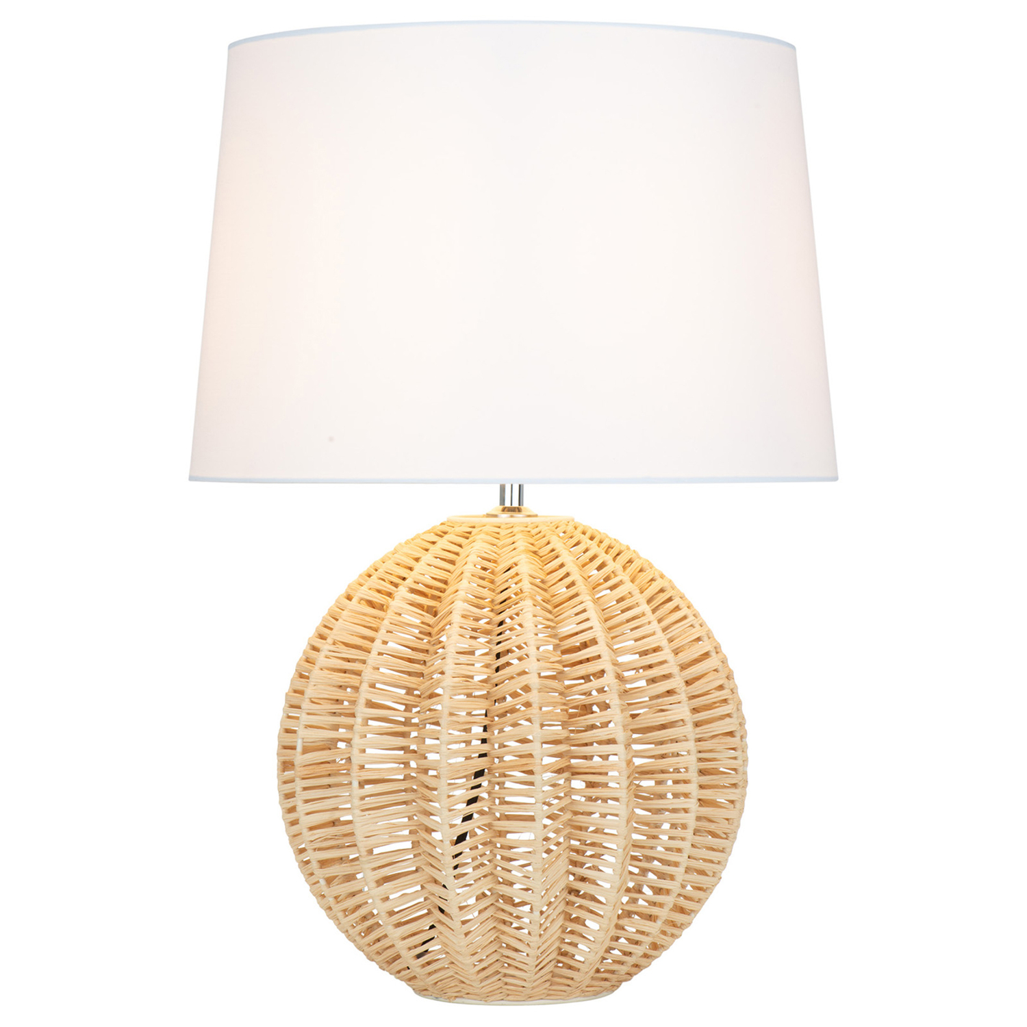 Stiloso Steel & Linen Table Lamp