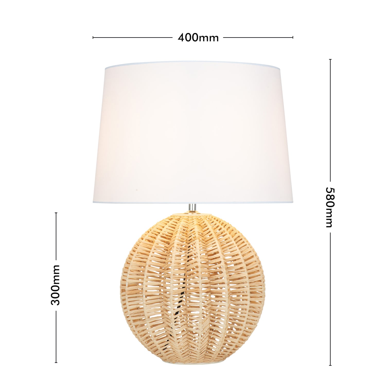 Stiloso Steel & Linen Table Lamp