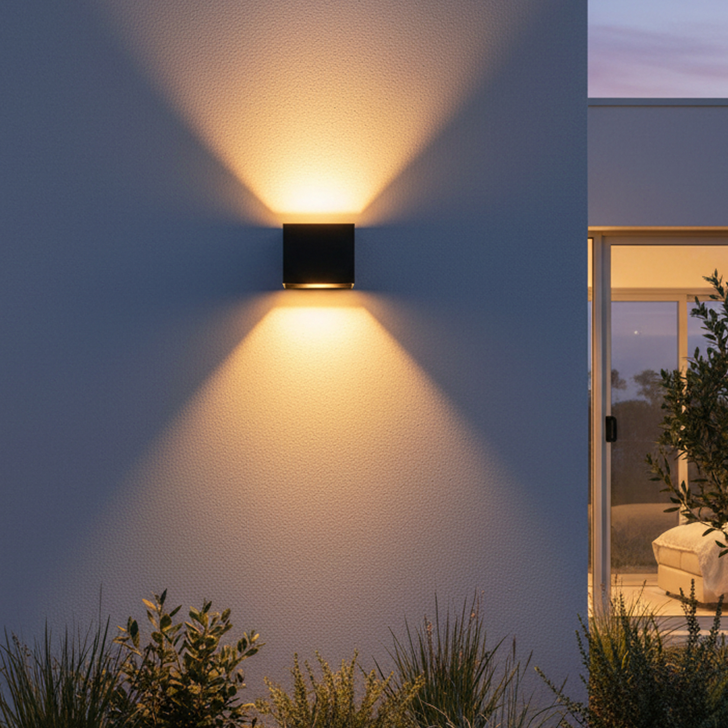 Evora LED Up/Down Single Wall Light