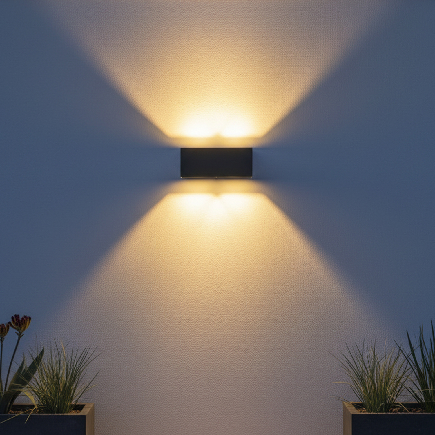 Evora LED Up/Down Double Wall Light