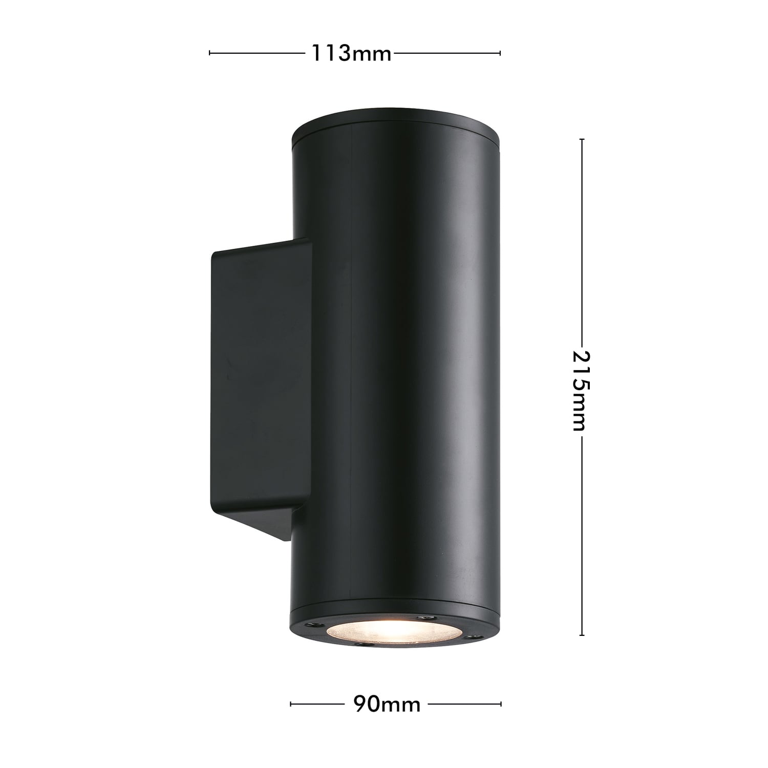 Piccolo II Round Up/Down Single Wall Light