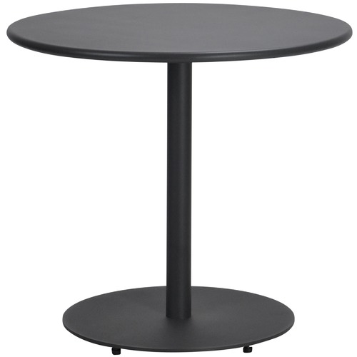Round Movida Steel Outdoor Dining Table, Steel Round Table