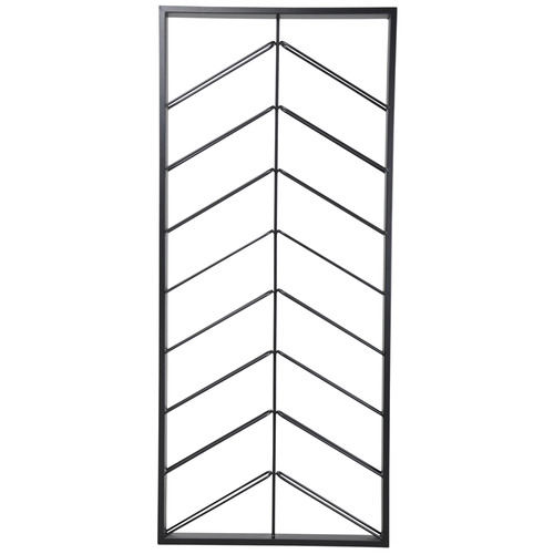 Grey Franko Chevron Wine Rack