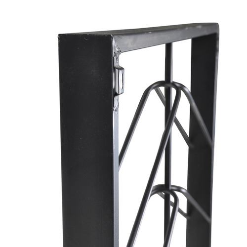 Grey Franko Chevron Wine Rack