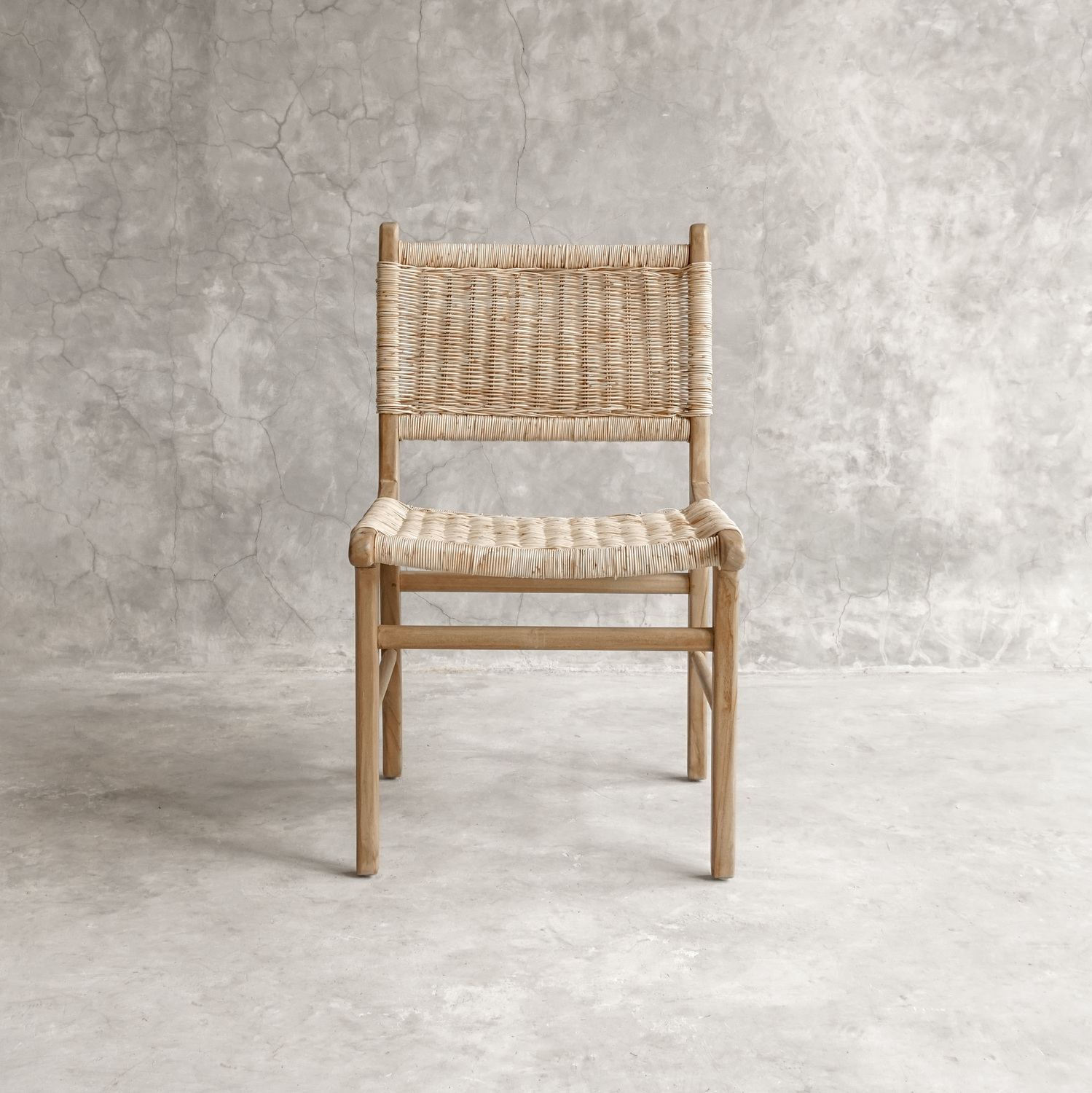 Dianna Teak Wood Dining Chair