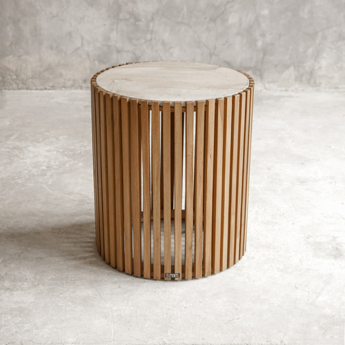 Bruce Teak Wood Side Table