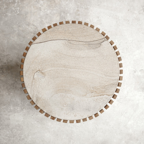Bruce Teak Wood Side Table