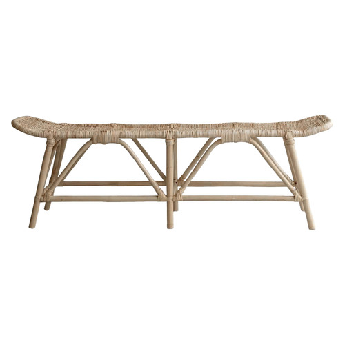 Cameron Rattan Ottoman Bench