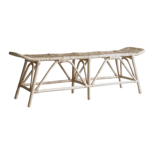 Cameron Rattan Ottoman Bench