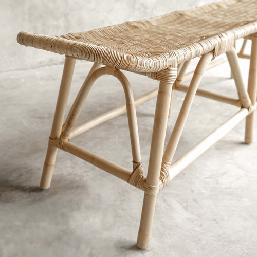 Cameron Rattan Ottoman Bench