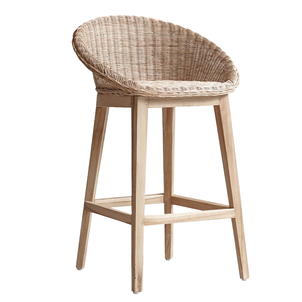Rogers Teak Wood Counter Stool