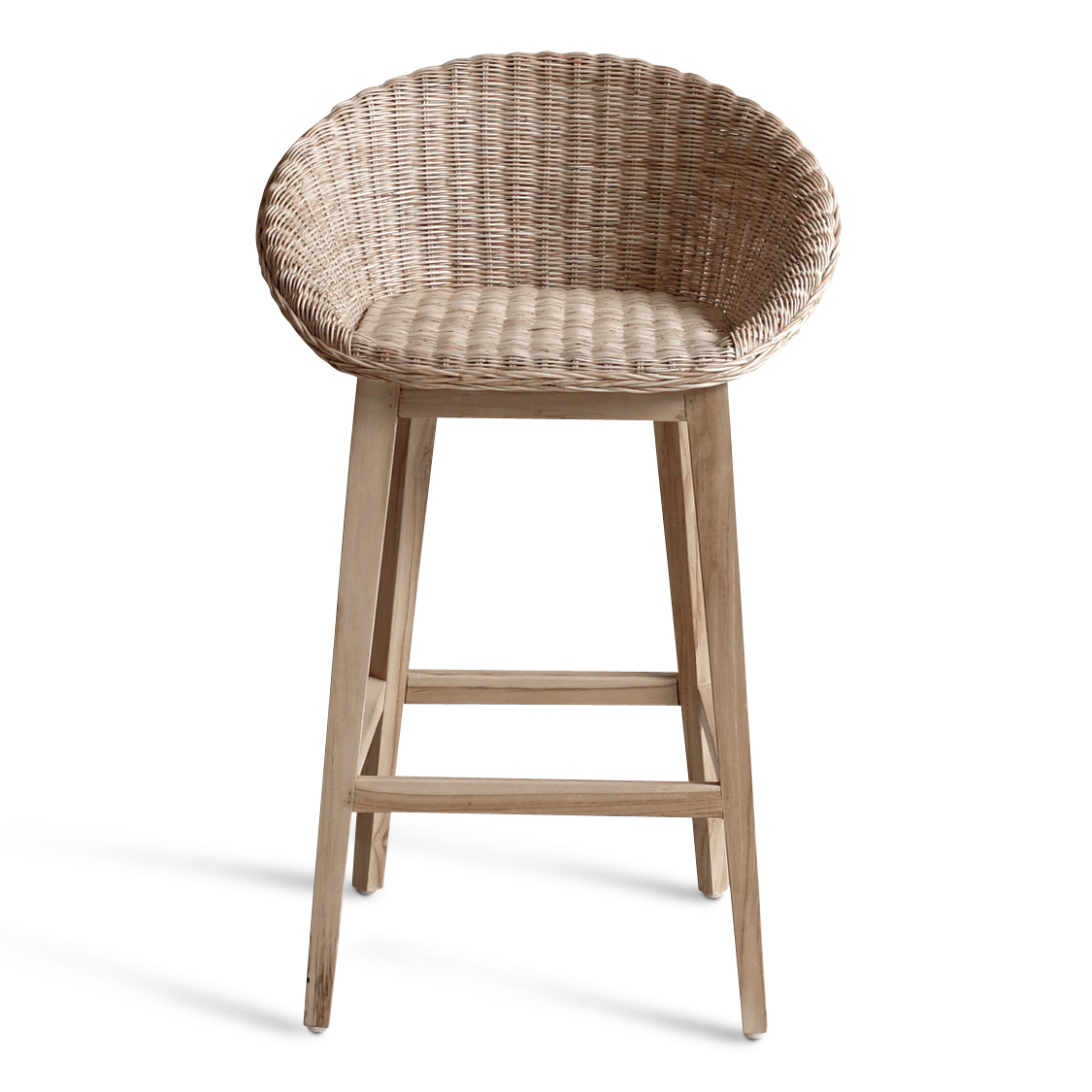 Rogers Teak Wood Counter Stool