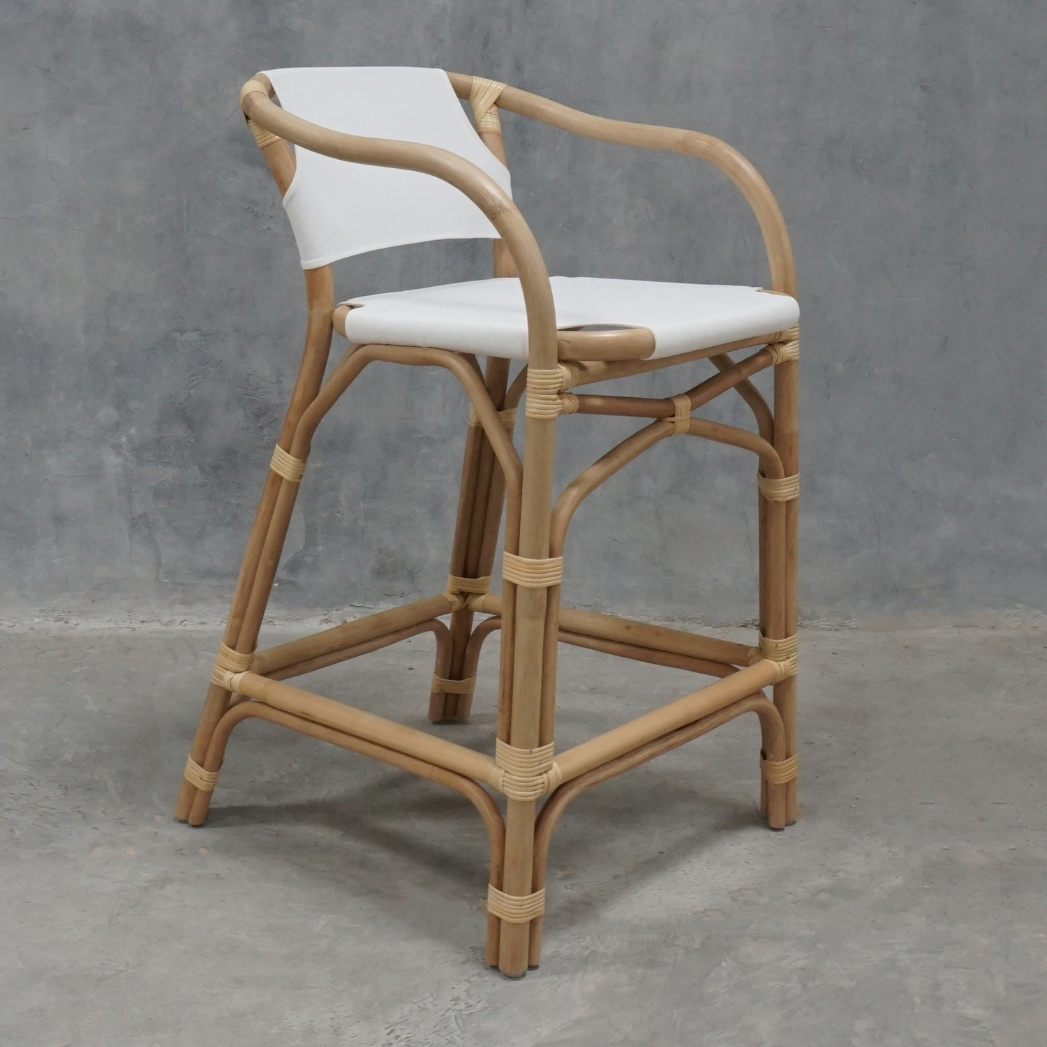 Sonya Rattan Counter Stool