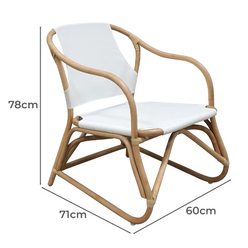 Sonya Rattan Outdoor Lounge Chair