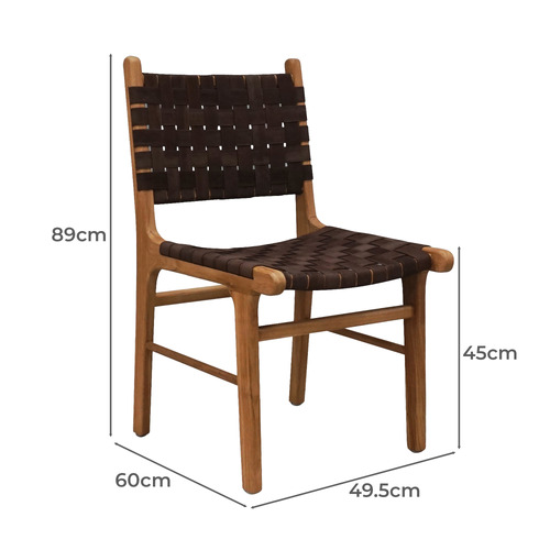 Mathews Teak Wood Dining Chairs