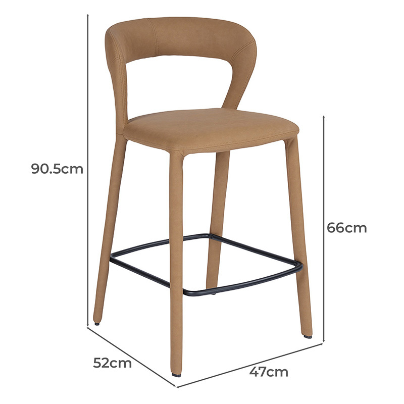 Blake PU Leather Kitchen Counter Chair