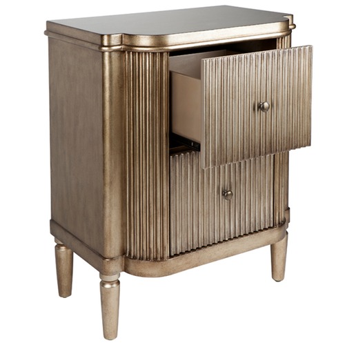 Ribbed Arielle Bedside Table