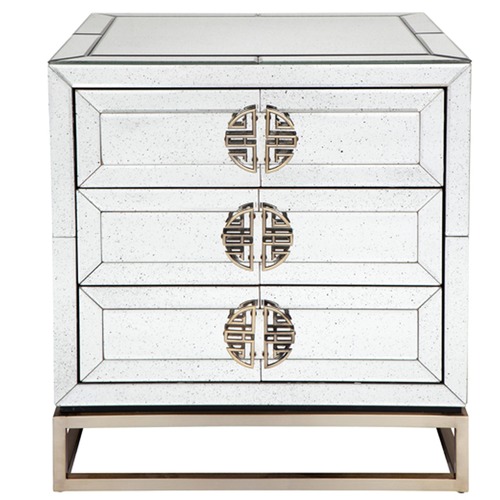 Mirrored Rochester Bedside Table