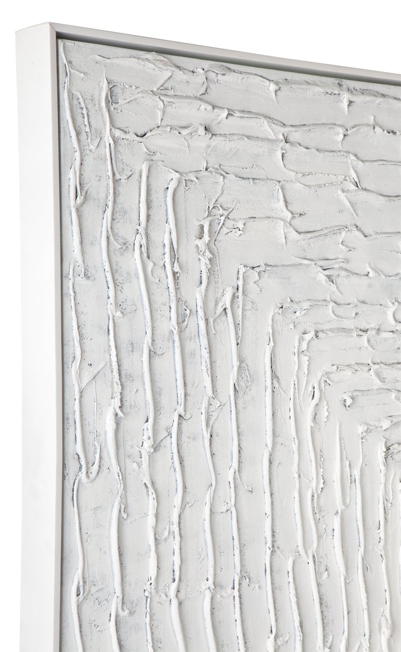 White Vortex Wall Art
