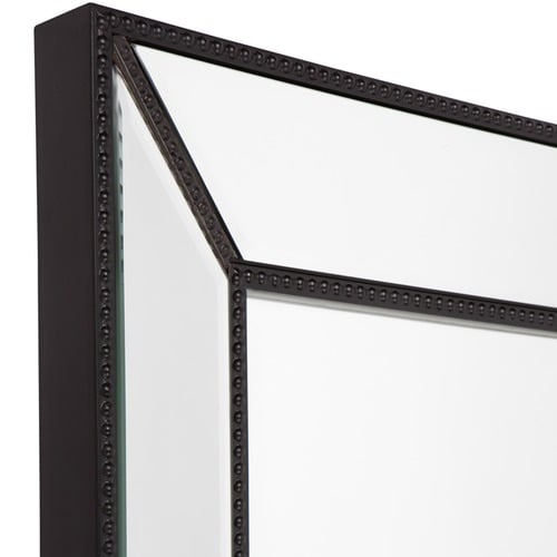 Rexington Home Large Zeta Beaded Wall Mirror Temple & ster